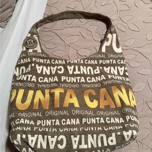 Brown and Yellow Women's Bag